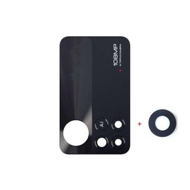 Imagem de zhxchzhi Substituição de lente de vidro da câmera traseira traseira OEM para peças Xiaomi Poco X4 Pro 5G