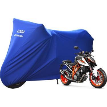 Imagem de Capa De Cobrir Moto KTM 1290 Superduke Não Risca Pintura - Mz, Azul
