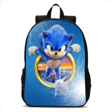 Imagem de Mochila Sonic Escolar Bolsa Infantil Volta As Aulas Novidade - Broome,