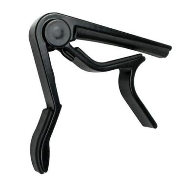Imagem de Capotraste de Alumínio Preto  para Violão - STEVE