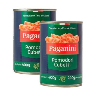 Imagem de Kit 2X: Tomate Pelado em Cubos Paganini 400g