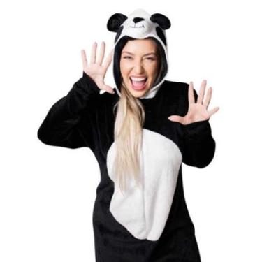 Imagem de MACACÃO PIJAMA KIGURUMI ADULTO FEMININO SOFT FLEECE UNICORNIO-Feminino