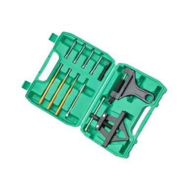 Imagem de YIJU Kit de ferramentas de corrente de rolo genérico, ferramenta de reparo, acessórios de aço carbono práticos e resistentes para motocicletas, bicicletas