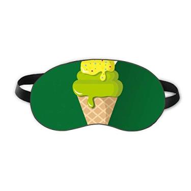Imagem de Green Matcha Casquinha de sorvete com picolés para dormir e sombra noturna macia
