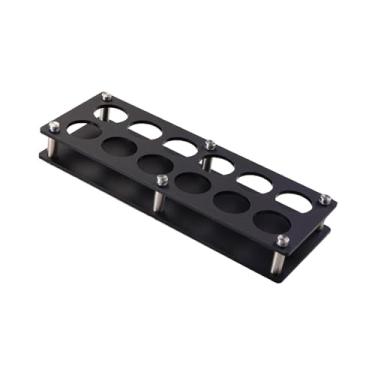 Imagem de FytStycale Porta-copos de vidro Shots Porta-copos de vinho e licor Bandeja de copos de vidro acrílico, 32x5.5x12cm