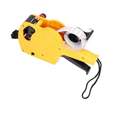 Imagem de Máquina de Etiquetagem Manual, Pistola de Etiqueta de Preço Com 8 Dígitos, Fácil Substituição do Rolo de Tinta, Ferramenta de Marcação Portátil para Roupas, Brinquedos, Bagagem,