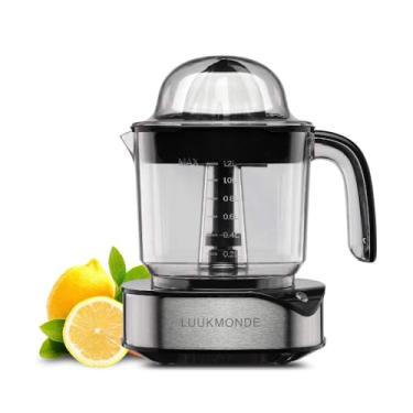 Imagem de LUUKMONDE Espremedor Elétrico de Frutas Cítricas 1,2L de Grande Volume, Espremedor de Laranja com Motor Potente e Lâmpada de Trabalho Led, Espremedor Elétrico de Limão para Laranja Limão Limão Toranja