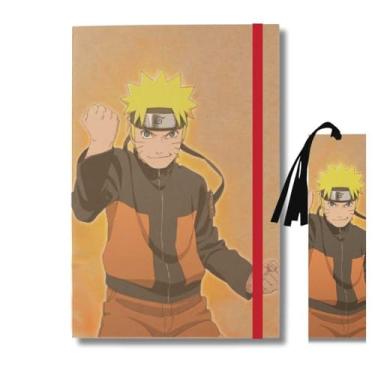 Imagem de Caderno kraft A5 50 folhas + Marcador de página - Anime Naruto Shippuden 01