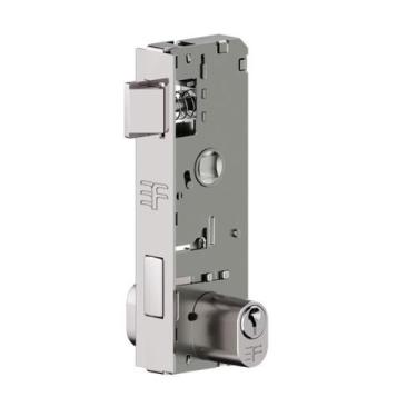 Imagem de Fechadura Porta De Vidro 3F Santa Marina 21MM CIL Oval CR