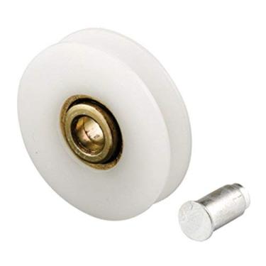 Imagem de Rolo de reposição de porta de tela deslizante de rolamento de bola de nylon de 2,5 cm CRL com orifício central de 3/16" - Embalagem