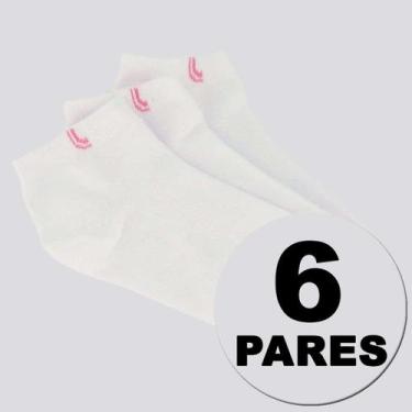 Imagem de Kit Meia Lupo Socks Cano Curto 6 Pares Feminina, 33-36