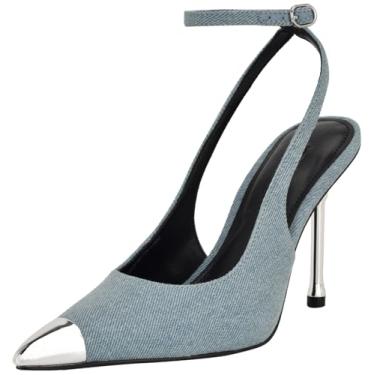 Imagem de Nine West Sapato feminino Monroh, Jeans azul claro 450, 38