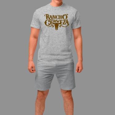 Imagem de Camisetas Básica Masculina Moda Country Manga Curta Gola Redonda - Rod