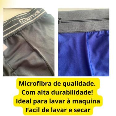 Imagem de Kit 02 cuecas box poliamida microfibra cores sortidas não enrola na pe