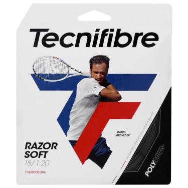 Imagem de Corda Tecnifibre Razor Soft 18 1.20mm - Set Individual - Preta