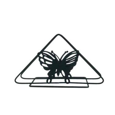 Imagem de Porta Guardanapo Borboleta De Mesa Metal Resistente - Bon Cheff