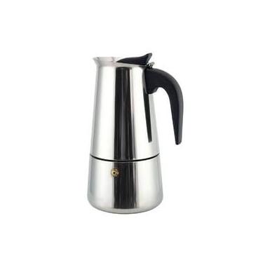Imagem de Caféteira Inox Premium para 6 e 4 cafés，Adequado para cozinhar café, fazer chá(6 Xicaras - Italiana - 300mL)