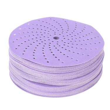 Imagem de Abrasivos de Cerâmica, 320 Disco de Lixamento de Cerâmica Com Design Poroso, Apoio Duradouro do Loop de Gancho, Aplicação Versátil para Automotivo, Madeira, Metal, Polimento