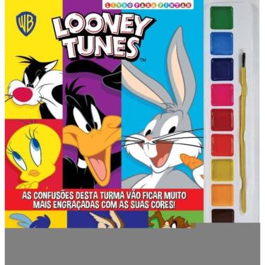 Imagem de Looney Tunes Livro Para Pintar Com Aquarela