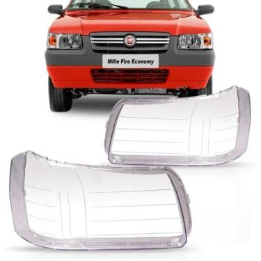 Imagem de Lente farol uno fiorino pitbull 2004 2005 2006 2007 2008 2009 - SP ACE