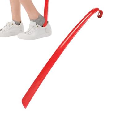 Imagem de Horn Shoe Horn Long para idosos, chifre de sapatos para idosos - Bonfra de chifre de sapato extra longa flexível | 16,7 in Shoehorns Boot Lifter Lazy Wear Helper para homens