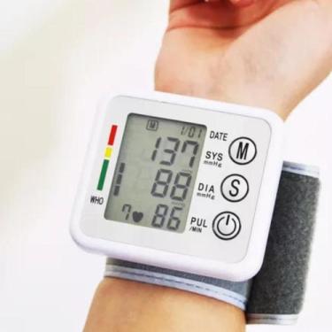 Imagem de Aparelho Pressão Esfigmomanômetro Elétrico Digital Pulso  - Home Goods