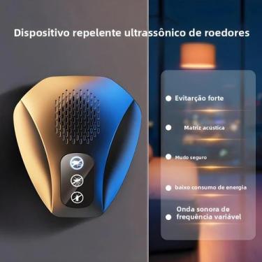 Imagem de Exterminador Ultrassônico De Ratos, Dispositivo Eletrônico Repelente D