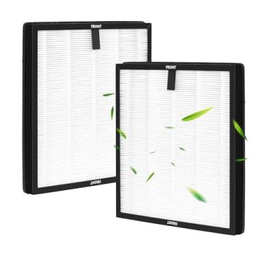Imagem de 2 pacotes de filtro de substituição para purificador de ar compatível com purificador de ar MORENTO/WESTHEY HY4866, filtro HEPA verdadeiro H13 de carbono ativado 3 em 1 (2)