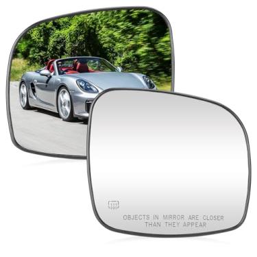 Imagem de Vidro espelhado aquecido do lado esquerdo e do passageiro sem escurecimento automático para Chrysler Town & Country para Dodge Grand Caravan para RAM CV para Routan, substitui 68026177AB 68026176AB