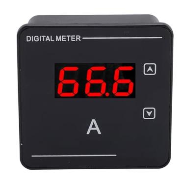 Imagem de Amperímetro digital, amperímetro com display LED mede uma ampla faixa de corrente de 1 a 120 A, medidor de corrente CA com sensor e acessórios de instalação