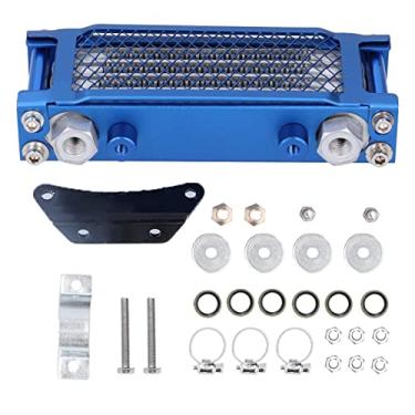 Imagem de Kit Refrigerador de óleo do Motor, Kit Refrigerador de óleo Com Acessórios de Instalação Kit Refrigerador de Transmissão de Metal para Motocicleta 125-250 Dirt Pit Bike ATV