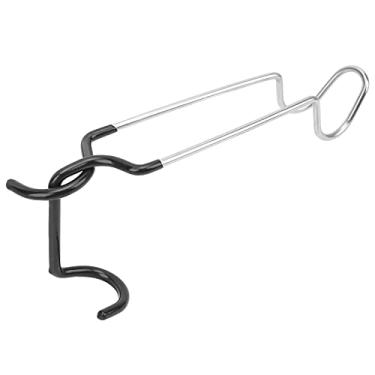 Imagem de Cabide de lâmpada de tenda de tenda multifuncional acampamento ao ar livre cabide de lanterna portátil para ar livre de aço inoxidável e de borracha não deslizante leve e durável