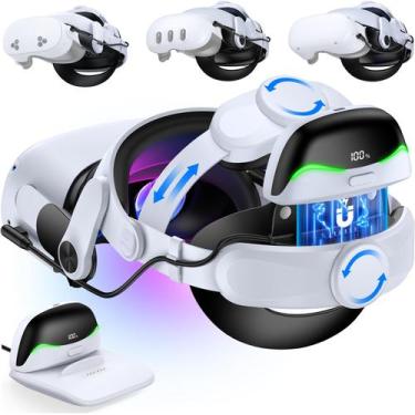 Imagem de Alça de cabeça de bateria Kawaye para Oculus Quest 3S/Quest 3/Quest 2