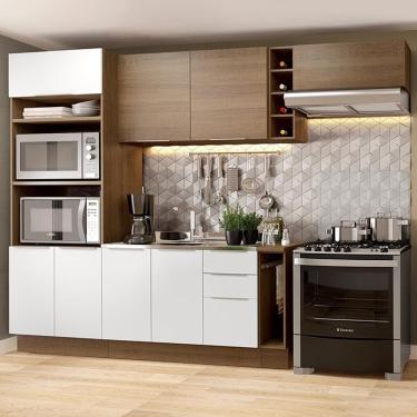 Imagem de Cozinha Completa Madesa Stella 290002 com Armário e Balcão