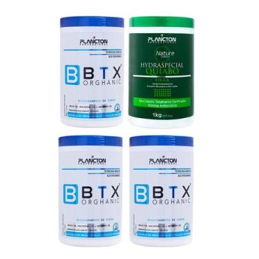 Imagem de 3 Btx Orghanic 1kg + 1 Máscara Quiabo - PLANCTON