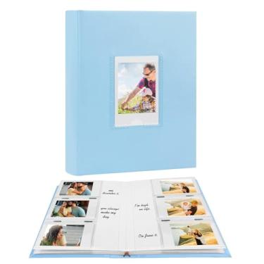 Imagem de Veicevol Álbum De Fotos Para Câmera Fujifilm Instax Mini, Álbum De Fotos De 180 Bolsos Com Espaço Para Escrita Para Polaroid, Capa De Couro, Álbum De Fotos 2X3 Para Câmera Instantânea Instax Mini 12