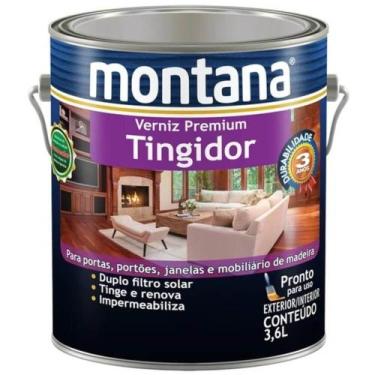 Imagem de Verniz Premium Tingidor 3,6 Litros Imbuia - 33C560540 - MONTANA