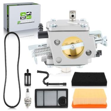 Imagem de partszen Carburador TS400 com correia de transmissão de serra Cutquick 3/20.3 cm x 86.4 cm para Stihl 9490 000 7851,4223 120 0600,4223 120 0652,4223-120-0650