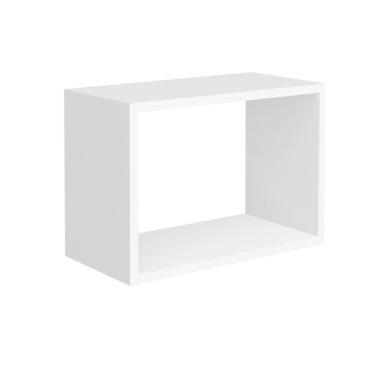 Imagem de Nicho Decorativo Quadrado Parede Quarto Bebê 40x28x20cm - Bra