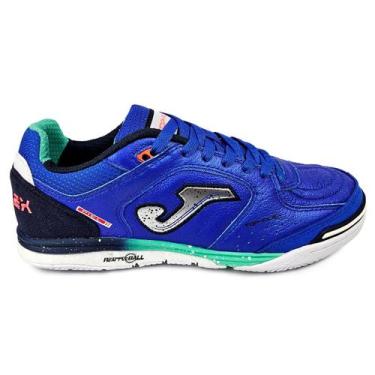 Imagem de Chuteira Futsal Joma Top Flex Rebound Marinho Profissional, Marinho, 4