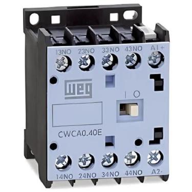 Imagem de Contator Mini 10a WEG 4 NA 190V/220V CWCA0-40-00V26