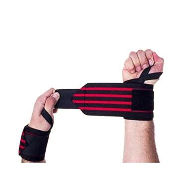 Imagem de Par Munhequeira Elástica de protetor de Pulso