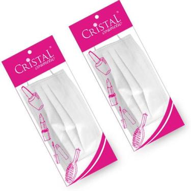 Imagem de Mascara Facial Descartavel Infantil Cristal Branca 02 pacotes c/ 10 un