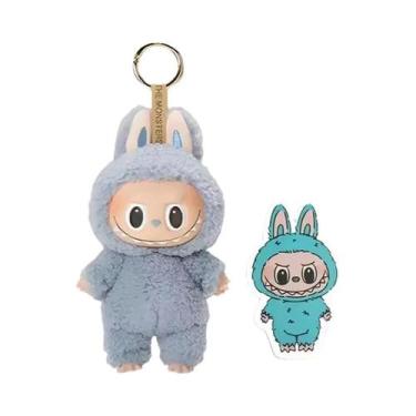 Imagem de Bonito Labubu Monster Blind Box Toy Kawaii Cardiac Macarone Figura Mod