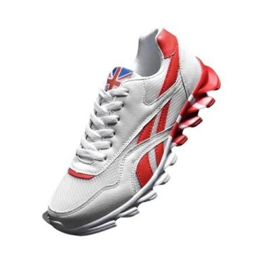 Imagem de Tênis De Corrida Masculino Tamanho Grande Leve Casual Sapatos Ao Ar Li