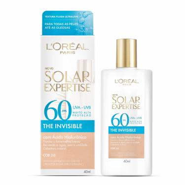 Imagem de Protetor Solar Facial L'Oréal Paris Solar Expertise The Invisible com Cor 2.0 FPS60 40ml