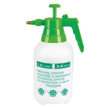 Imagem de Pulverizador Borrifador de Pressão Acumulada, 1,5L, Multiuso para Jardim, Horta e Limpeza, Bico Regulável