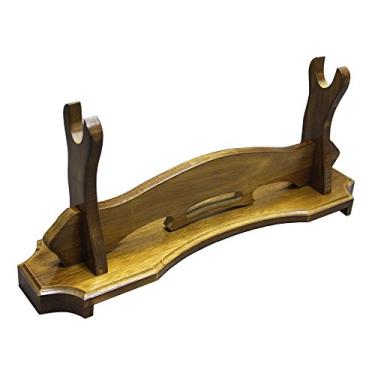 Imagem de Jiaoguo Conjunto de Madeira Base Samurai Espada Katana Wakizashi Tanto Suporte Tela 1 Camada