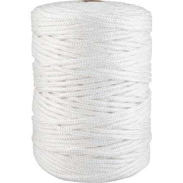 Imagem de Corda multifilamento trançada 6,0 mm x 191 m branca VONDER