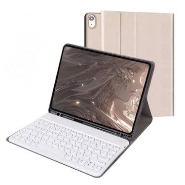 Imagem de Capa Flip Com Teclado Redondo Para Samsung A7